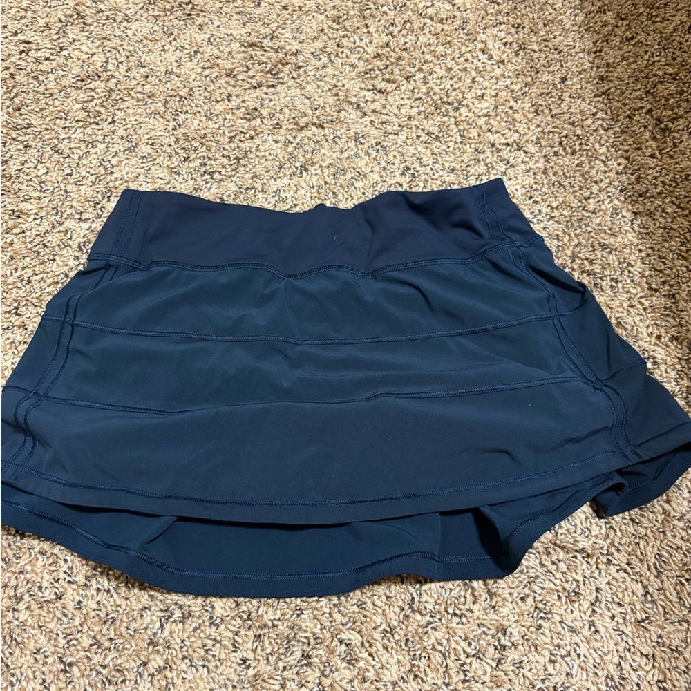 navy lulu skirt